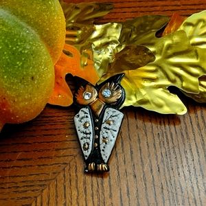 Vintage Owl Pin